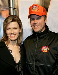 Will Ferrell and his wife Viveca Paulin at the premiere of "King Kong".