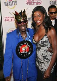 Flavor Flav and Omarosa Manigault-Stallworth at the Reality Remix Really Awards.
