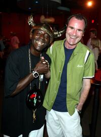Flavor Flav and Adam Zelkind at the Mindless Entertainment wrap party.
