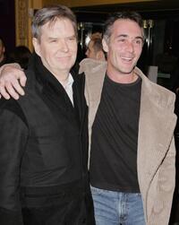 James Fleet and Greg Wise at the UK premiere of "A Cock And Bull Story."