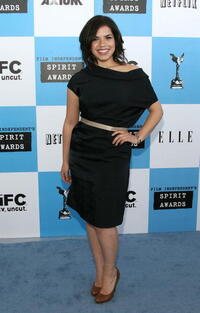 America Ferrera at the 22nd Annual Film Independent Spirit Awards in Santa Monica, California. 