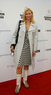 Veronica Ferres at the Sisi Wasabi fashion show during the Mercedes-Benz Fashion Week Berlin Spring/Summer 2008.