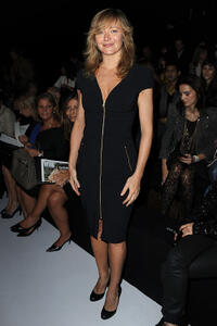 Julie Ferrier at the Elie Saab Ready to Wear Spring/Summer 2011 show during the Paris Fashion Week.