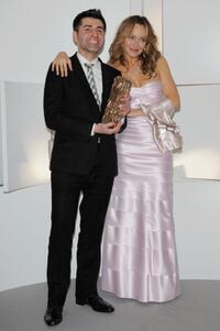 Director Pierre Pinaud and Julie Ferrier at the Cesar Film Awards 2009.