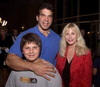 Lou Ferrigno, his wife Carla and son Brent at the premiere of "Extreme Days."