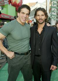 Lou Ferrigno and Eric Bana at the world premiere of "The Hulk."