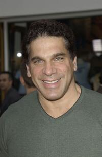 Lou Ferrigno at the world premiere of "The Hulk."