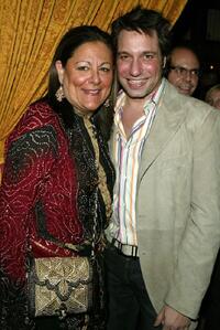 Fern Mallis and Thom Filicia at the Olympus Fashion week launch party.
