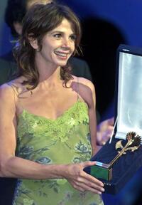 Victoria Abril at the closing ceremony of the 26th Cairo International Film Festival.