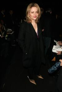 Renee Fleming at the Kenneth Cole Fall 2005 show during the Olympus Fashion Week.