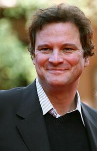 Colin Firth arrives before the screening of "And When Did You Last See Your Father?" at the second annual film festival.
