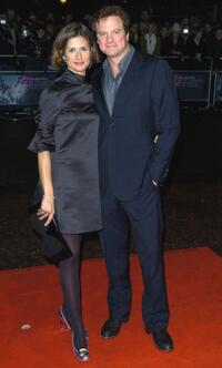 Colin Firth and Livia Firth attend the "In Prison My Whole Life" at the BFI 51st London Film Festival.