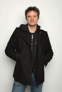 Colin Firth poses for a portrait at the Miners Club during the 2008 Sundance Film Festival.