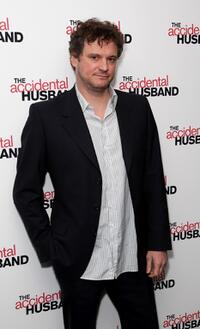 Colin Firth at the UK premiere of "The Accidental Husband".
