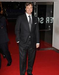 Colin Firth at the London premiere of "Disney's A Christmas Carol."