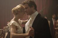 Jessica Biel as Larita and Colin Firth as Mr. Whittaker in "Easy Virtue."