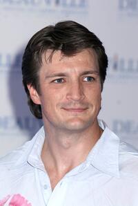 Nathan Fillion at the photocall of "Serenity" during the 31st Deauville Festival.