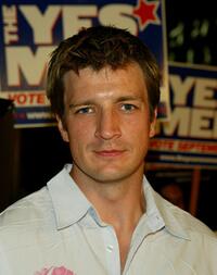 Nathan Fillion at the premiere of "The Yes Men" during the opening night of Silver Lake Film Festival.