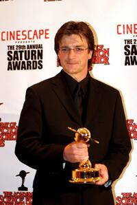 Nathan Fillion at the 29th Annual Saturn Awards.