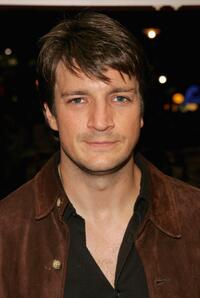 Nathan Fillion at the UK premiere of "Serenity."