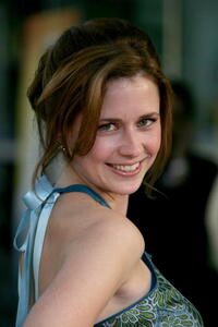 Jenna Fischer at the premiere of “The 40 Year-Old Virgin” in Hollywood. 