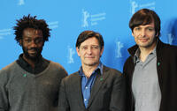 Jean-Christophe Folly, Pierre Bokma and director Ulrich Koehler at the photocall of "Sleeping Sickness" during the day three of 61st Berlin International Film Festival.