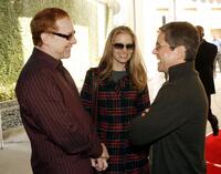 Bridget Fonda and her husband Danny Elfman, Brad Grey at the Los Angeles premiere of "Charlotte's Web".