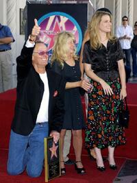 Bridget Fonda and her father Peter and mother Becky Fonda at the ceremony honoring him with a star on the Hollywood Walk of Fame.