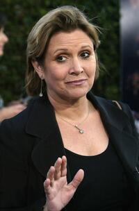 Carrie Fisher at the premiere of the "De-Lovely".