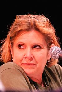 Carrie Fisher at the Times Festival of Books.