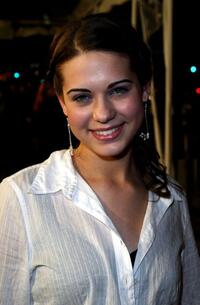Lyndsy Fonseca at the premiere of "Girl With A Pearl Earring."