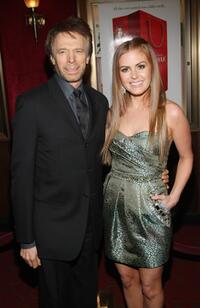 Producer Jerry Bruckheimer and Isla Fisher at the premiere of "Confessions of a Shopaholic."