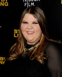 Ashley Fink at the California premiere of "Struck By Lightning."