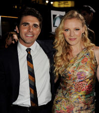Miles Fisher and Emma Bell at the California premiere of "Final Destination 5."