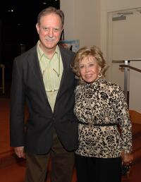 Normand Roger and June Foray at the Academy of Motion Picture Arts and Sciences.