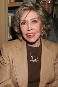 June Foray at the Los Angeles premiere book signing of Ben Alba's "Inventing Late Night".