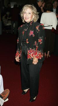 June Foray at the Academy of Motion Picture Arts and Sciences for 50th anniversary screening of "The Searchers".