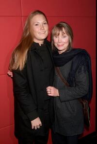 Schuyler Fisk and Sissy Spacek at the party for the premiere of "In The Bedroom."