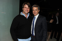 Michael Arata and Dermot Mulroney at the California premiere of "Love, Wedding, Marriage."