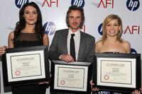 Michelle Forbes, Sam Trammell and Carrie Preston at the Tenth Annual AFI Awards 2009.