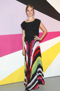 Caitlin Fitzgerald at the Alice and Olivia Fall 2012 Presentation during the Mercedes-Benz Fashion Week.