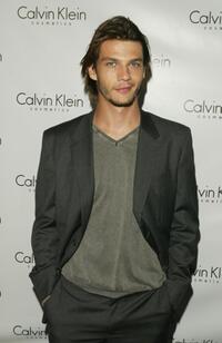 Trent Ford at the launch Party of Calvin Klein's new fragrance Eternity Moment.