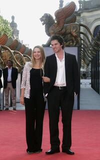 Sara Forestier and Tom Riley at the premiere of "Quelques Jours En Septembre" during the 63rd Venice Film Festival.
