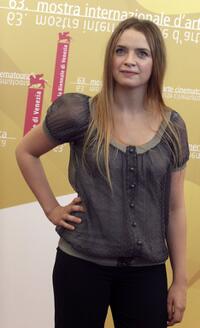 Sara Forestier at the photo call of "Quelques Jours En Septembre" during the 63rd Venice Film Festival.