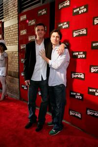Neil Flynn and Zach Braff at the DVD Launch Party For First Season of Scrubs.