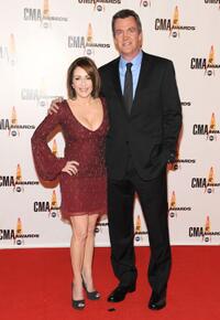 Patricia Heaton and Neil Flynn at the 43rd Annual CMA Awards.