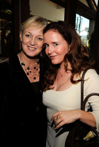 Claire Chapman and Siobhan Flynn at the UK Film Council US Post Oscars Brunch in California.