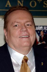 Larry Flynt at the signing of his new book "Sex Lies and Politics: The Naked Truth."