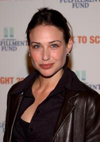 Claire Forlani at the Fulfillment Funds College Pathways Project.