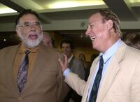 Frederic Forrest and Francis Ford Coppola at the premiere screening and party of "Brando".